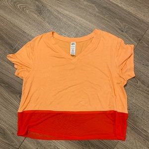 Crop top! With mesh bottom